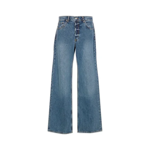 Anine Bing Hugh Wide-Leg Jeans