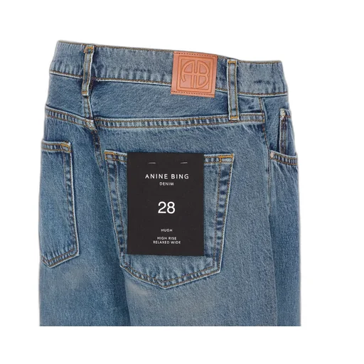 Anine Bing Hugh Wide-Leg Jeans