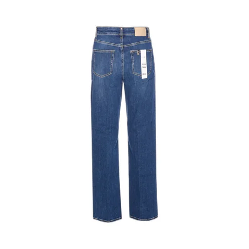 Liu Jo Logo Patch Straight Leg Jeans