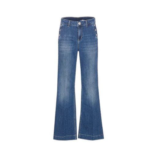 Liu Jo Button Detail Flared Jeans