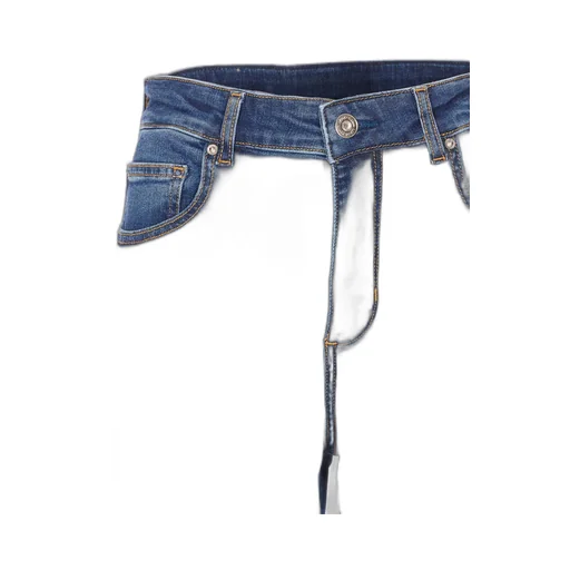 Liu Jo Logo Patch Straight Leg Jeans