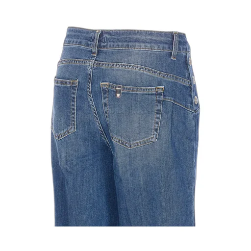 Liu Jo Button Detail Flared Jeans