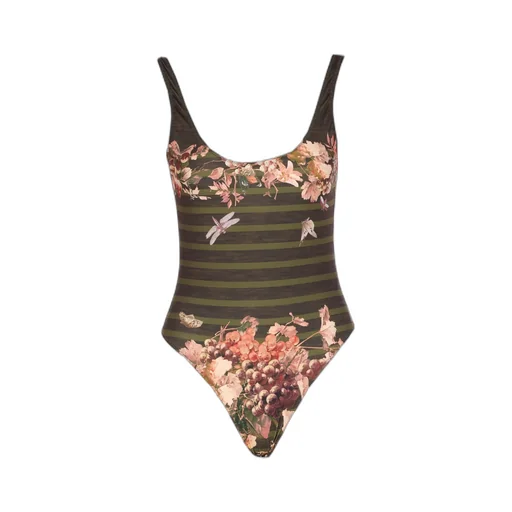 Jean Paul Gaultier Floral Print Swimsuit