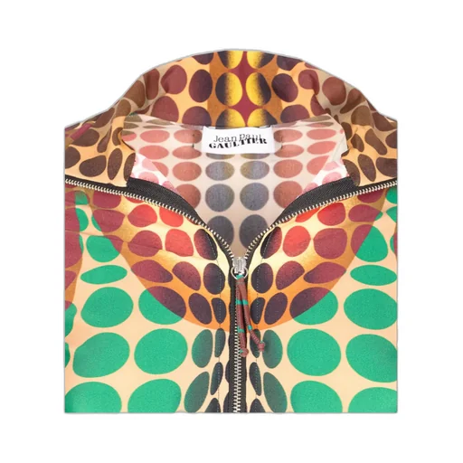 Jean Paul Gaultier Patterned High Neck Top