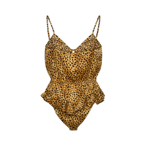 Versace Leopard-Printed Bodysuit