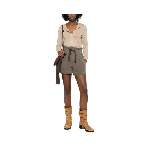 Isabel Marant ÉToile Nirma Pleated Drawstring Shorts