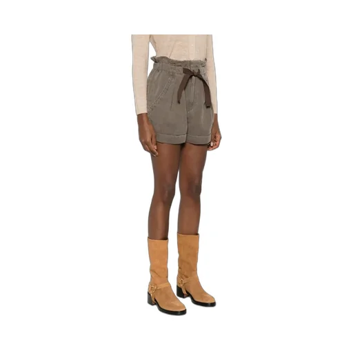 Isabel Marant ÉToile Nirma Pleated Drawstring Shorts