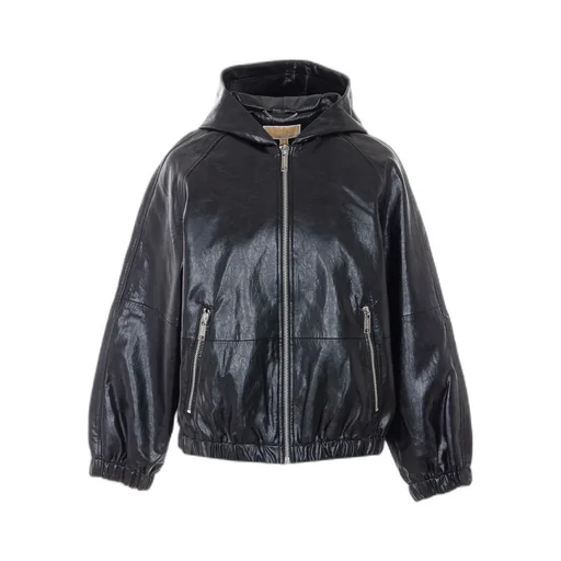 Michael Michael Kors Zip-Up Hooded Jacket