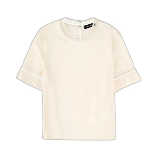 Fabiana Filippi Short Sleeved Embellished Detail T-Shirt
