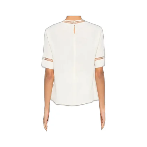Fabiana Filippi Short Sleeved Embellished Detail T-Shirt
