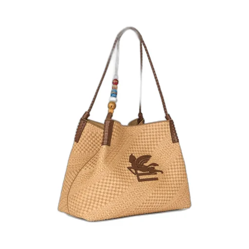 Etro Large Libra Pegasus Bead Shoulder Bag