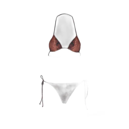 Jean Paul Gaultier Printed Bikini Set