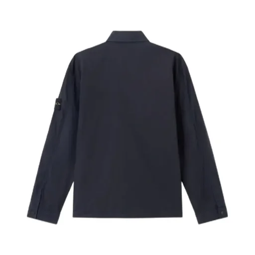 Comfort-Fit Overshirt With Snap Fastening