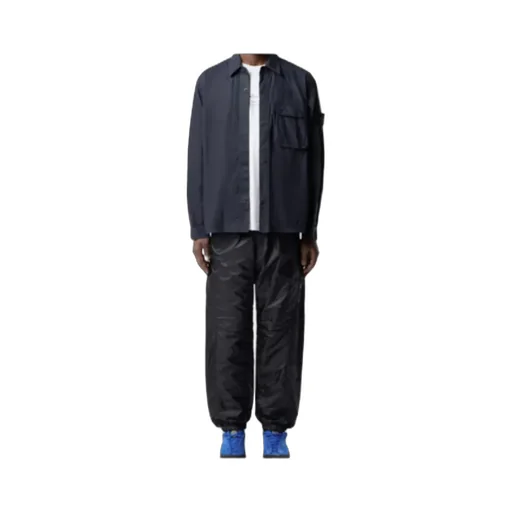 Comfort-Fit Overshirt With Snap Fastening