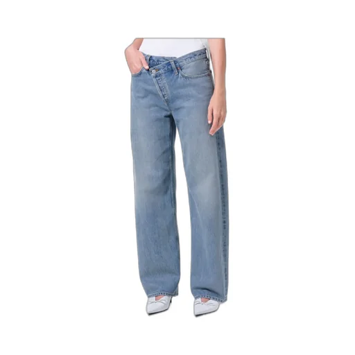 Agolde High-Rise Straight-Leg Jeans