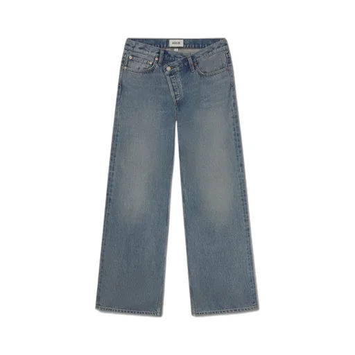 Agolde High-Rise Straight-Leg Jeans
