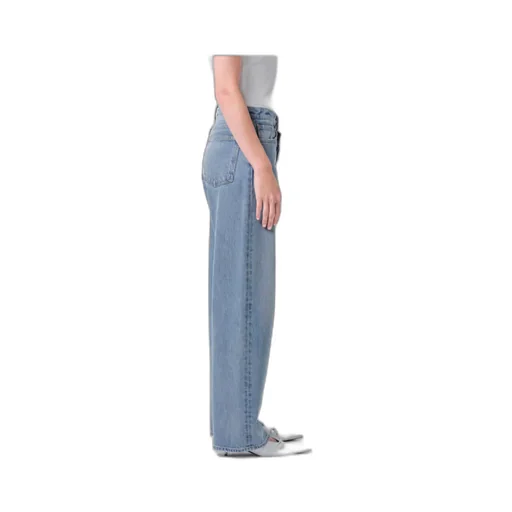 Agolde High-Rise Straight-Leg Jeans