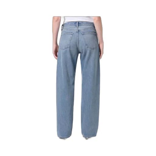Agolde High-Rise Straight-Leg Jeans