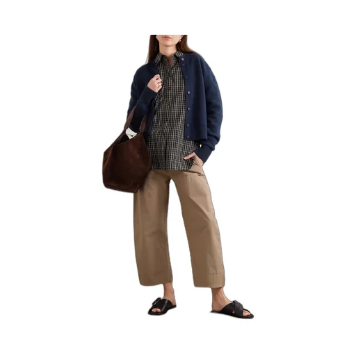 Ribbed Buttoned Cardigan