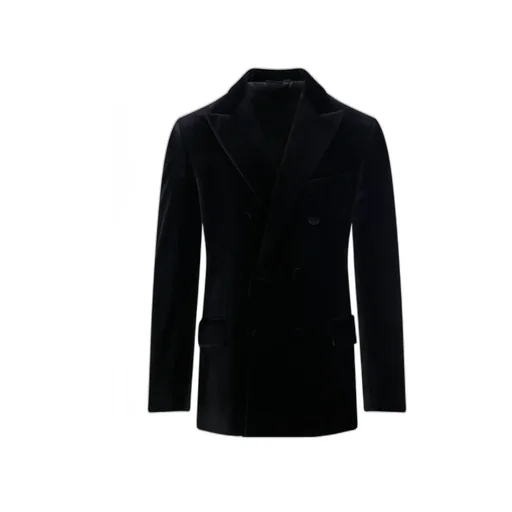 Golden Goose Deluxe Brand Double-Breasted Velvet Blazer