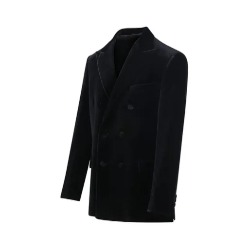 Golden Goose Deluxe Brand Double-Breasted Velvet Blazer