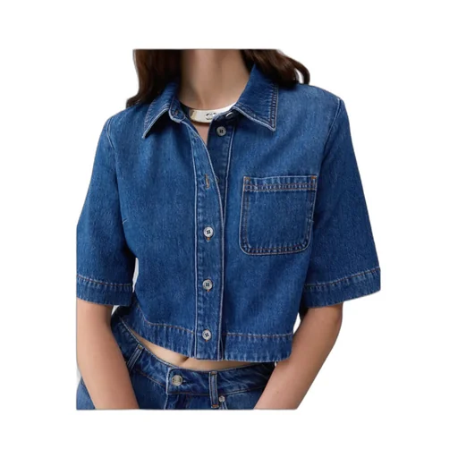 Button Denim Shirt