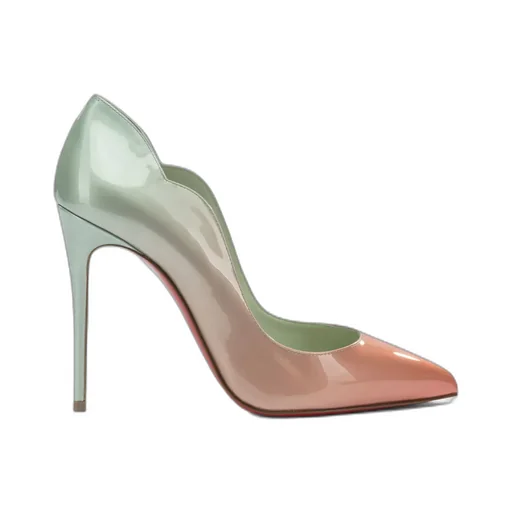 Christian Louboutin Gradient Pointed-Toe Pumps