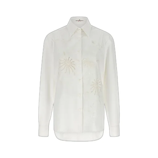 Ermanno Scervino Long Sleeve Embroidery Shirt