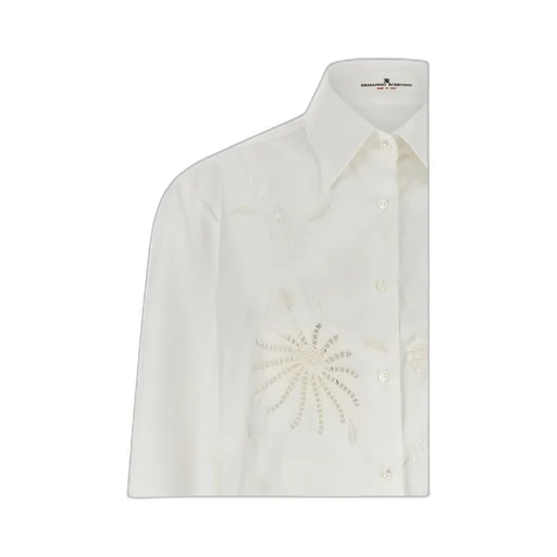 Ermanno Scervino Long Sleeve Embroidery Shirt