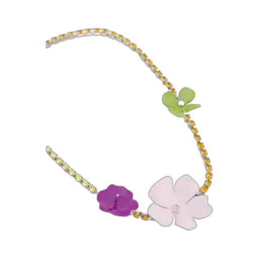 Marni Flower Embellished Necklace