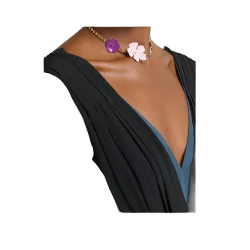 Marni Flower Embellished Necklace