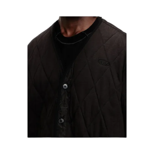 S-Boys Quilted V-Neck Jacket