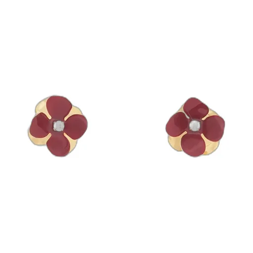 Marni Embellished Floral Motif Earrings