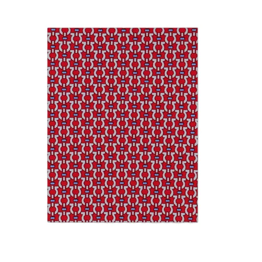 Gancini Print Silk Tie