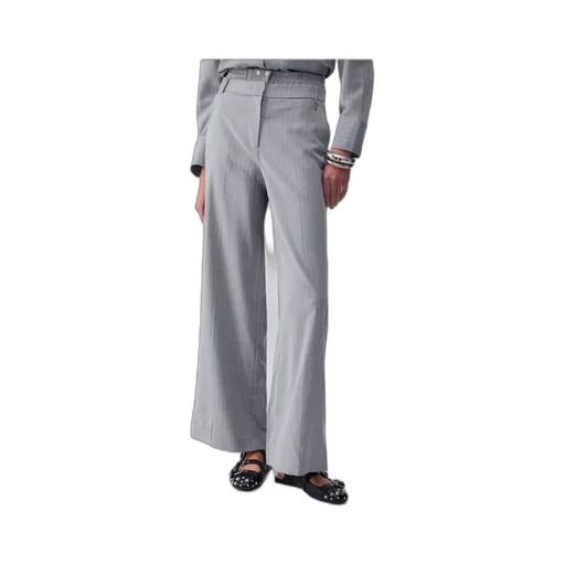 Pinstripe Palazzo Trousers