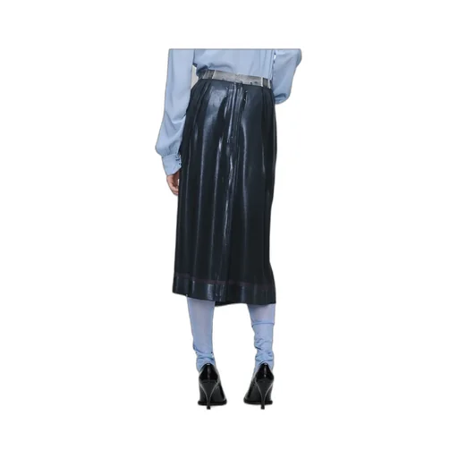 Maison Margiela Foil Treated Midi Skirt