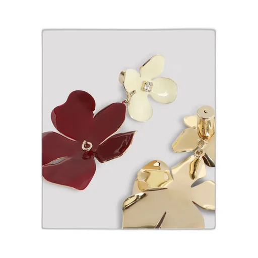 Marni Embellished Floral Motif Earrings