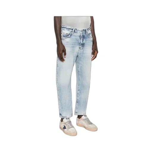 Dsquared2 Straight-Leg Distressed Jeans