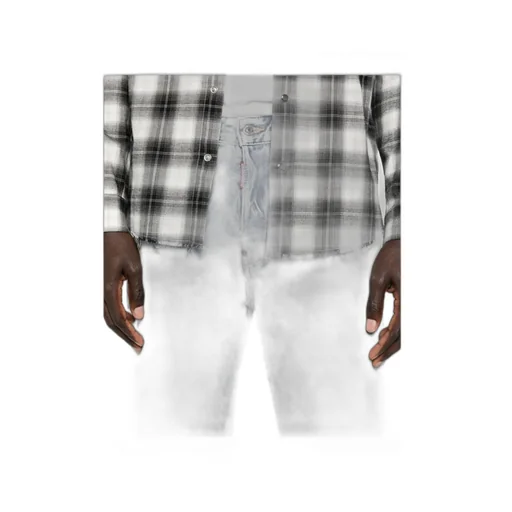 Dsquared2 Straight-Leg Distressed Jeans