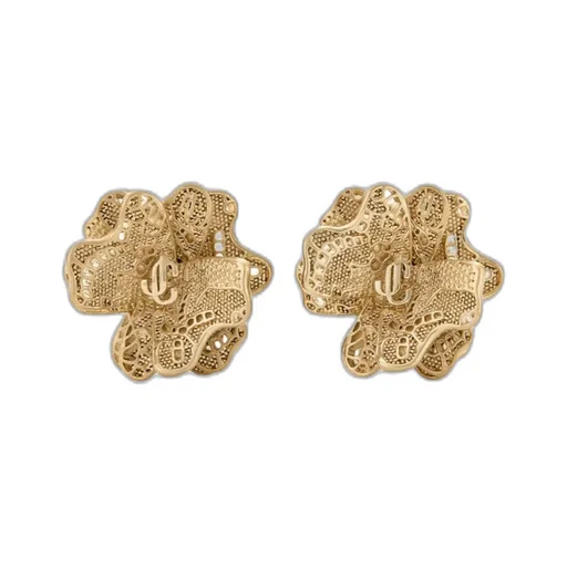 Jimmy Choo Lace Corsage Studs Earrings