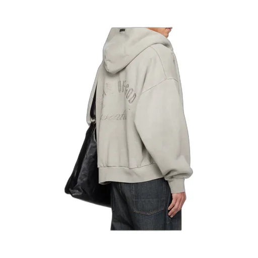 Fear Of God Essentials Embroidered Classic Full Zip Hoodie