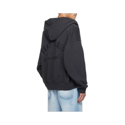 Fear Of God Essentials Embroidered Classic Full Zip Hoodie