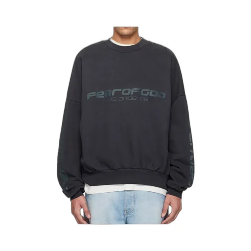 Fear Of God Essentials Los Angeles Heavy Fleece Cropped Sweatshirt