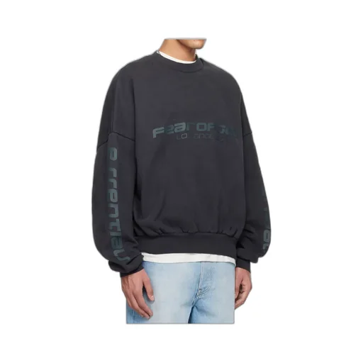 Fear Of God Essentials Los Angeles Heavy Fleece Cropped Sweatshirt
