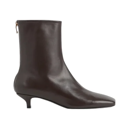 35Mm Nappa Ankle Boots