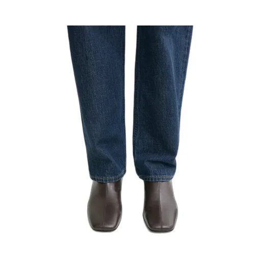 35Mm Nappa Ankle Boots