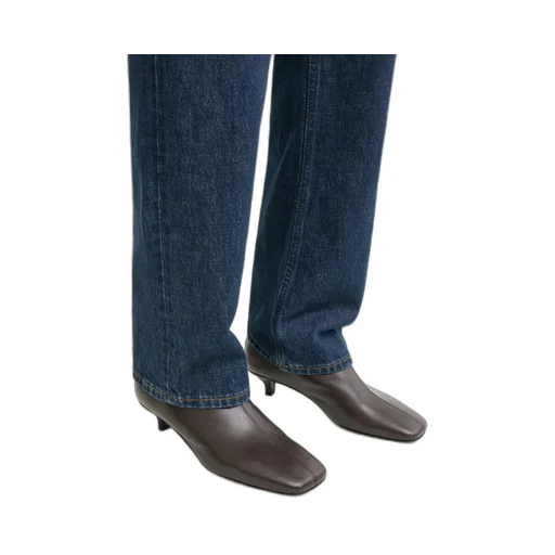 35Mm Nappa Ankle Boots