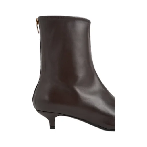 35Mm Nappa Ankle Boots