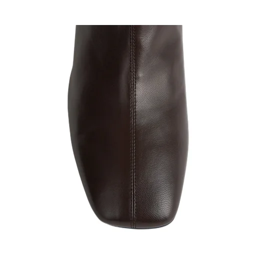 35Mm Nappa Ankle Boots