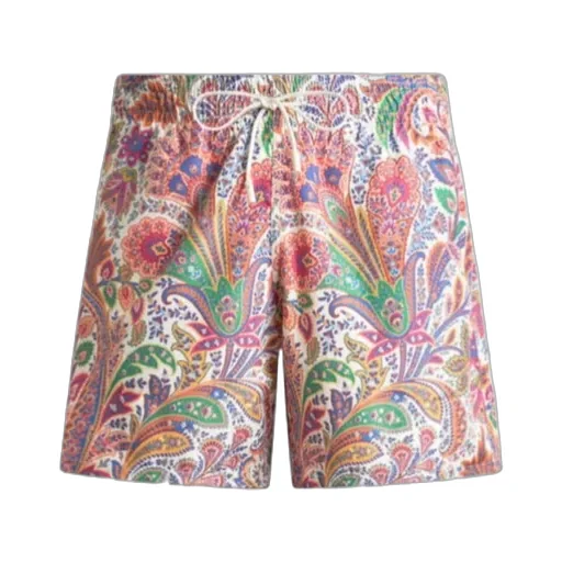 Floral Paisley Swim Shorts